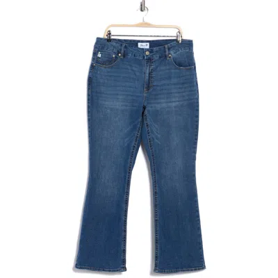Seven7 Tummyless Bootcut Jeans In Blue
