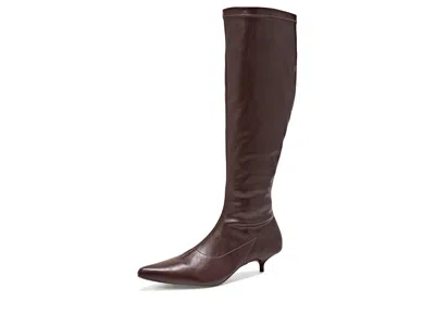 Seychelles Confident V Women's Boots Brown Faux Suede: 10 M, Faux Leather