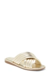 Seychelles World View Slide Sandal In Gold