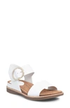 Söfft Bali Sandal In White Patent