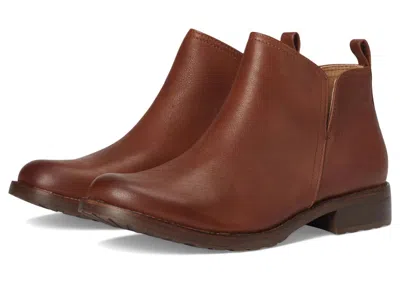 Söfft Beatrice Boots Women's Brown Leather Side Zip Ankle Bootie Zogg3615