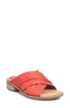 Söfft Fallon Slide Sandal In Coral