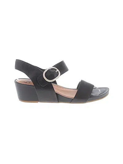 Pre-owned Söfft Wedges In Black