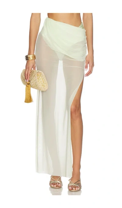 Shani Shemer Alana Maxi Skirt In Mint