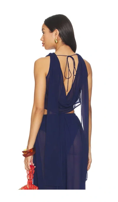Shani Shemer Shir Top In Indigo