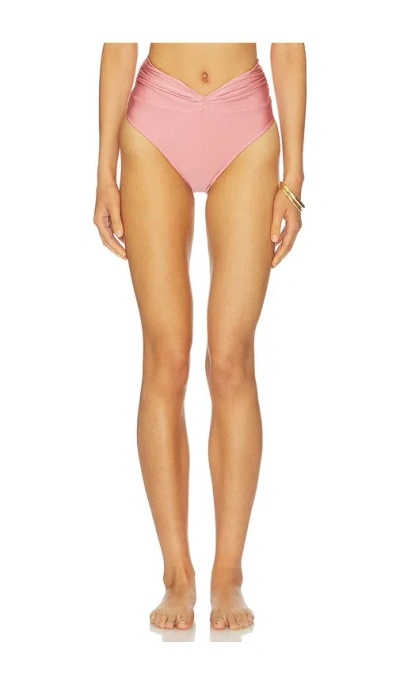 Shani Shemer X Revolve Claire Bikini Bottom In Dusty Rose