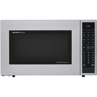 Sharp 1.5 Cu. Ft. Stainless Countertop Convection Microwave In Grey