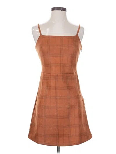 Pre-owned She + Sky Casual Dress In Brown