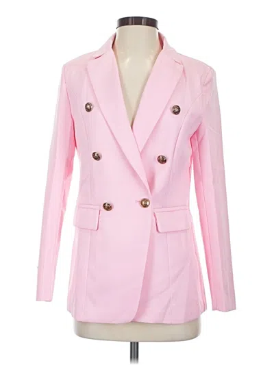 Pre-owned Shein Blazer Jacket In Pink