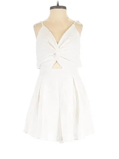 Pre-owned Shein Romper In White