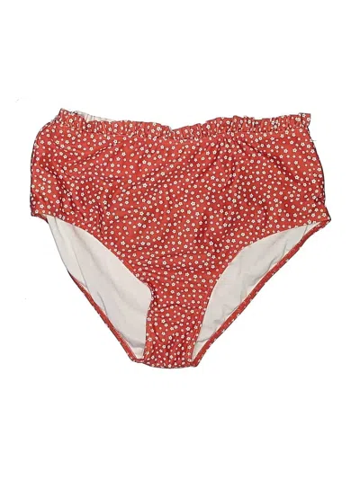 Pre-owned Shein Swimsuit Bottoms In Red