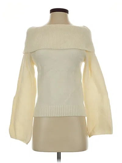 Pre-owned Shein Turtleneck Sweater In Ivory
