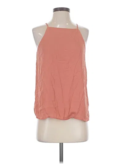 Pre-owned Shinestar Tank Top Orange Halter Neckline Tops