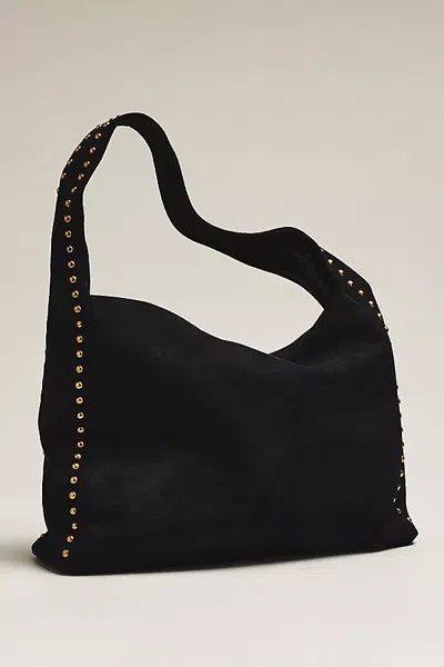 Shiraleah Lennon Faux Suede Hobo Bag In Black