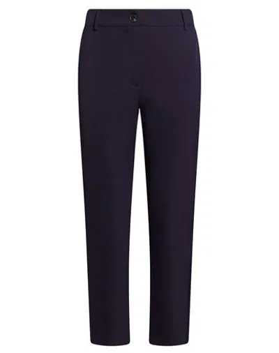 Shirtaporter Woman Pants Navy Size 12 Polyamide, Elastane In Blue