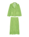 Shirtaporter Woman Suit Lime Green Size 4 Cotton, Viscose, Nylon