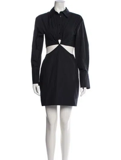 Pre-owned Shona Joy Mini Dress In Blue