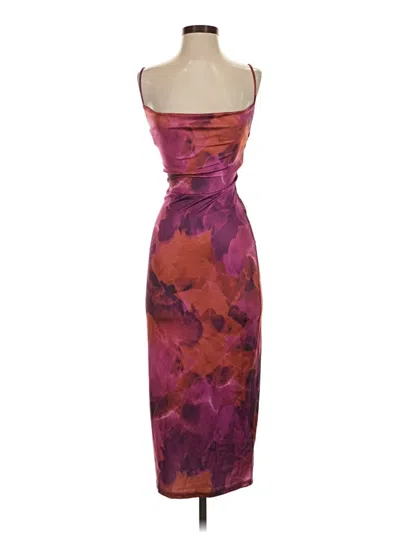 Pre-owned Showpo Cocktail Dress In Burgundy