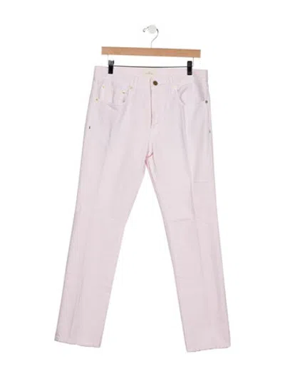 Pre-owned Sid Mashburn Straight-leg Jeans In Pink