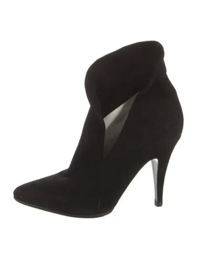 Pre-owned Sigerson Morrison Suede Boots In Black