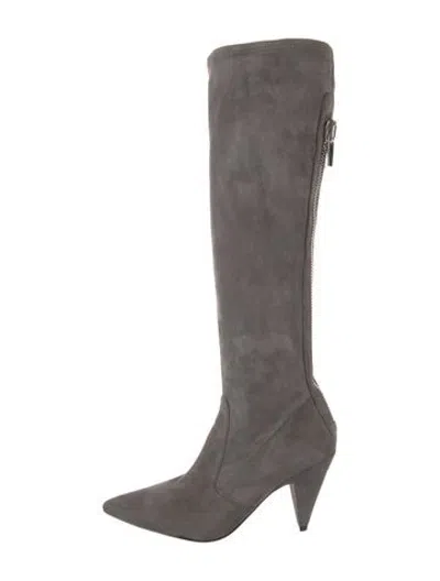 Pre-owned Sigerson Morrison Suede Boots In Grey