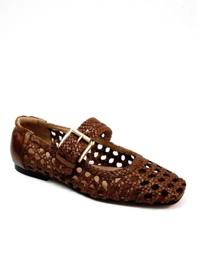 Silent D Women's Carmi Woven Flats In Almond In Pink