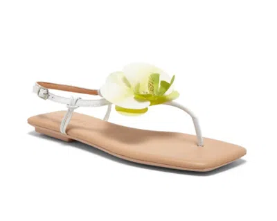 Silent D Women's Emlyn Flats Sandals In White