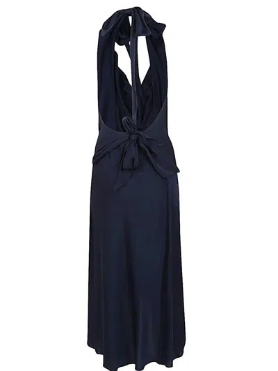 Silk95five Worth Ave Silk Short Dress In Blue