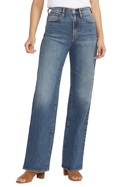 Silver Jeans Co. Highly Desirable High Waist Wide Leg Jeans In Indigo