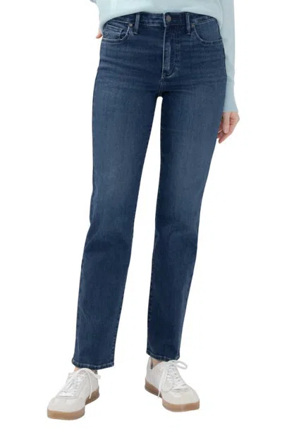 Silver Jeans Co. Isbister High Waist Straight Leg Jeans In Black