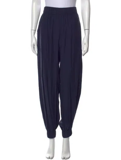 Pre-owned Silvia Tcherassi Straight Leg Pants In Blue