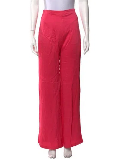 Pre-owned Silvia Tcherassi Wide Leg Pants In Pink