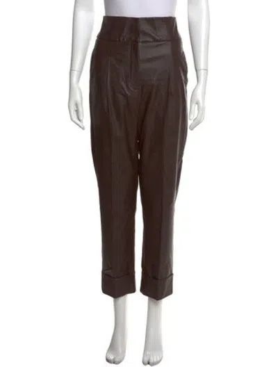 Pre-owned Silvia Tcherassi Wide Leg Pants W/ Tags In Brown
