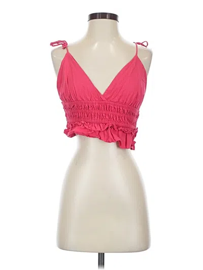 Pre-owned Sim & Sam Sleeveless Blouse In Pink