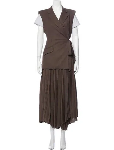 Pre-owned Simkhai Coat In Brown