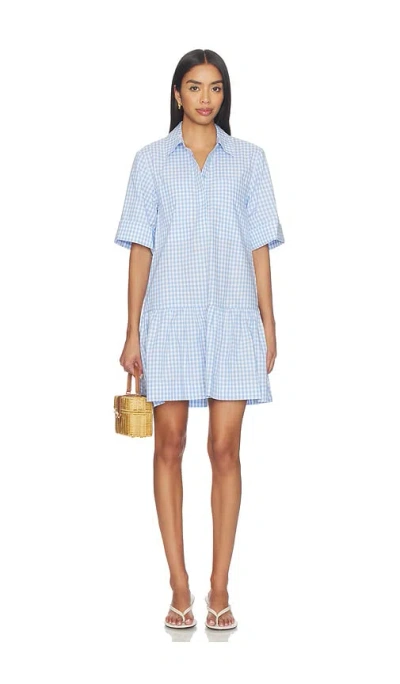 Simkhai Criss Mini Dress In Cloud Gingham