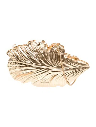 Pre-owned Simkhai Metal Clutch In Neutrals