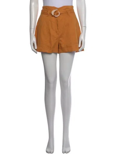 Pre-owned Simkhai Mini Shorts In Neutrals