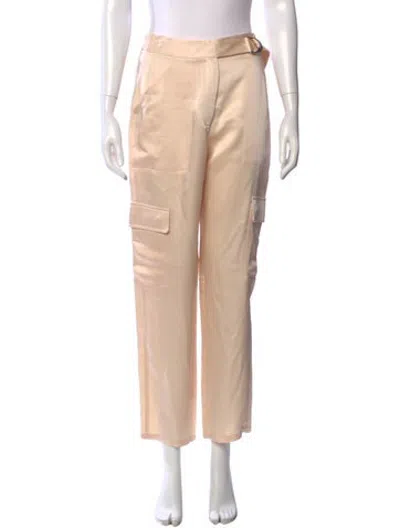 Pre-owned Simkhai Straight Leg Pants In Neutrals