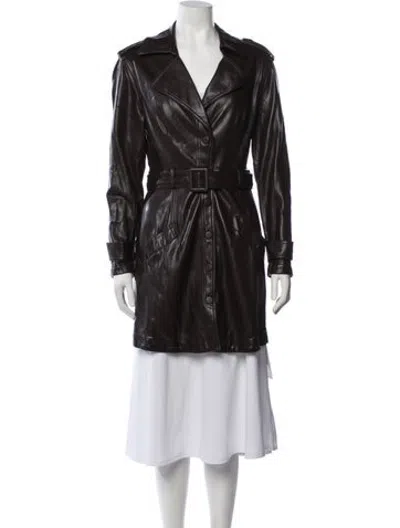 Pre-owned Simkhai Trench Coat In Brown