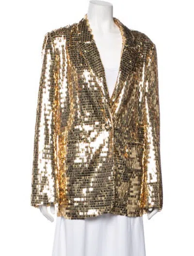 Pre-owned Simon Miller Blazer In Gold