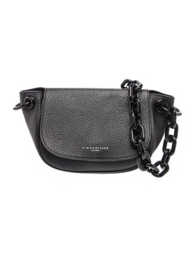 Pre-owned Simon Miller Leather Shoulder Bag In Grey