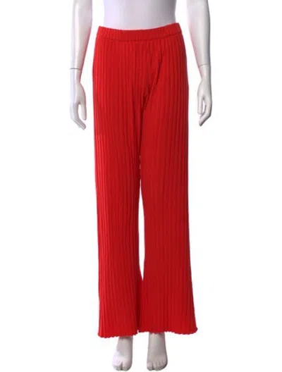 Pre-owned Simon Miller Wide Leg Pants In Red