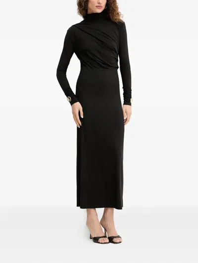 Simona Corsellini Embellished Maxi Dress In Black