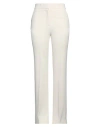 Simona Corsellini Woman Pants Ivory Size 12 Polyester In White