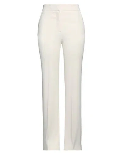 Simona Corsellini Woman Pants Ivory Size 12 Polyester In White