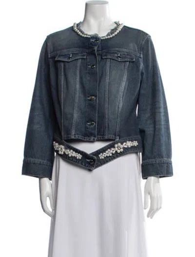 Pre-owned Simone Rocha Denim Jacket In Blue