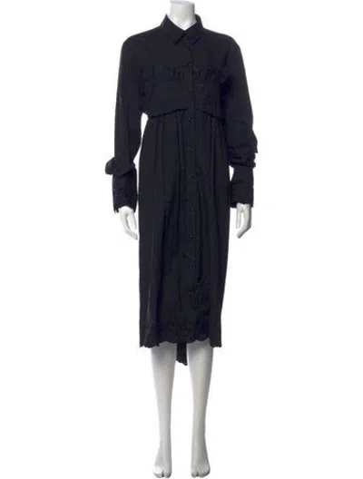 Pre-owned Simone Rocha Long Dress In Black