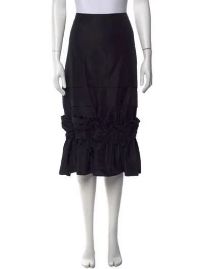 Pre-owned Simone Rocha Midi Length Skirt In Black