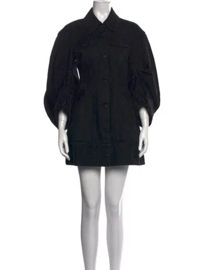 Pre-owned Simone Rocha Mini Dress In Black